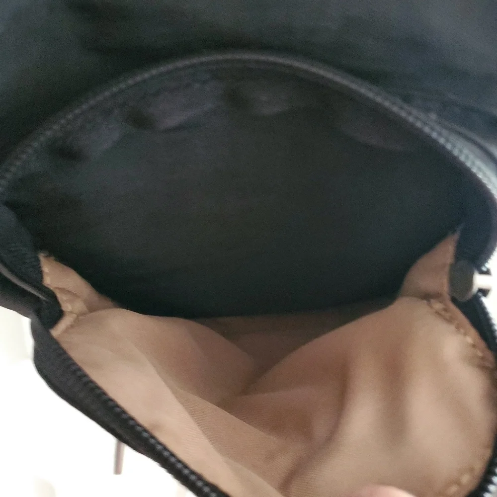 Baggallini Canyon Bag Crossbody Style Black With Sand Lining